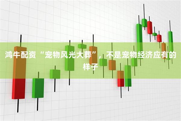 鸿牛配资 “宠物风光大葬”，不是宠物经济应有的样子